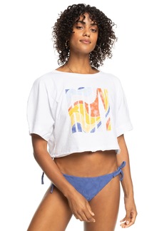 Roxy Women's I Will Miss You Cropped T-Shirt