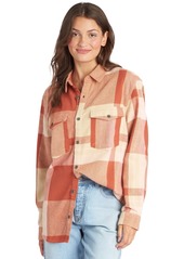 Roxy womens Let It Go Oversized Flannel Top T Shirt   US