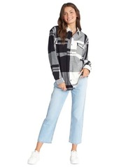 Roxy womens Let It Go Oversized Flannel Top T Shirt   US