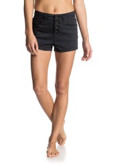 Roxy Women's Mission to Glory Cotton High Waisted Shorts