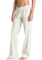 Roxy Women's Ocean Side Pants, Medium, White