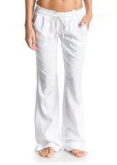 Roxy Women's Ocean Side Pants, Medium, White