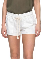 Roxy Women's Oceanside Beach Shorts, Medium, White
