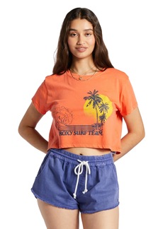 Roxy Women's Retro Surf Team Cropped T-Shirt