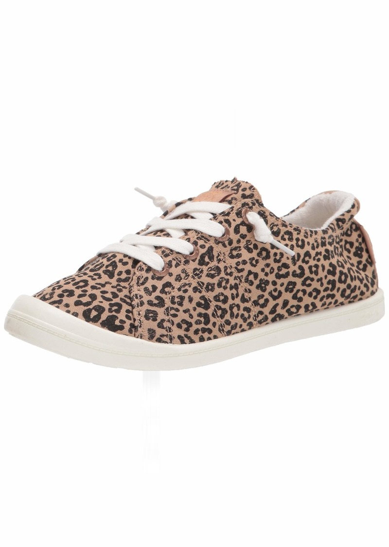 Roxy womens Rory Slip on Shoe Sneaker Beige Cheetah Ex  US