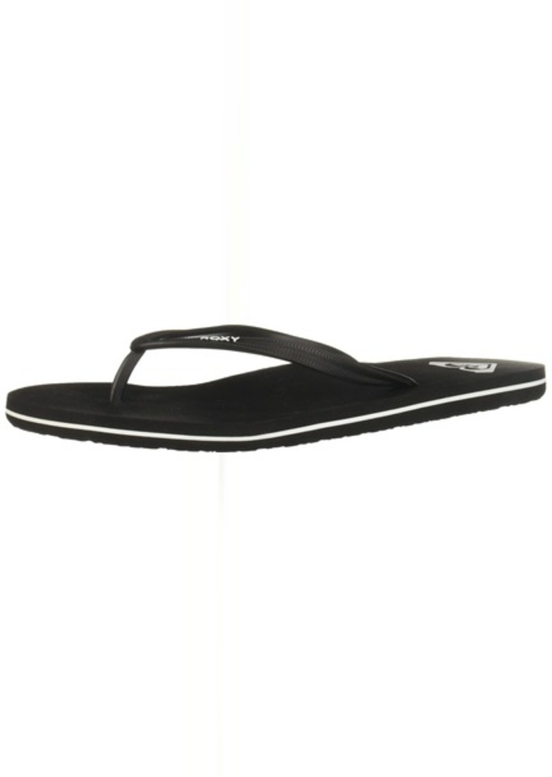 Roxy womens Roxy Azul Flip Flop Sandal Black 3  US