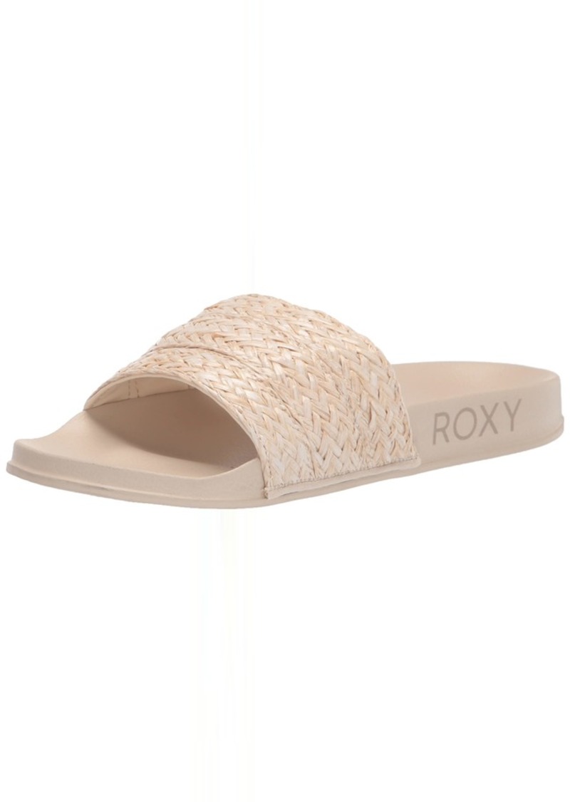 Roxy Women's Slippy Jute Slide Sandal