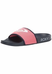 Roxy Women's Slippy Slide Sandal BLUE INDIGO 21
