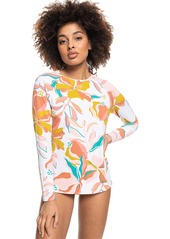 Roxy Women's Standard Beach Classics Long Sleeve Rashguard  S