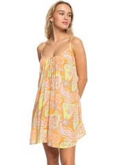 Roxy Women's Standard Summer Adventures Coverup Dress Mock Orange Delicious 232