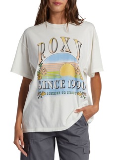 Roxy Women's Sunrise To Sunset T-Shirt, Small, White