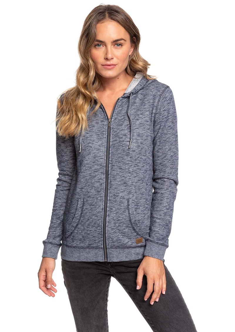 Roxy Women's Trippin Zip Up Fleece Sweatshirt  XL