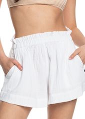 Roxy Women's What A Vibe Shorts, Small, White