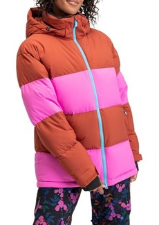 Roxy x Rowley Colorblock Hooded Puffer Jacket
