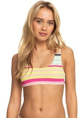 Roxy Stripe Soul Bralette Swimsuit Top