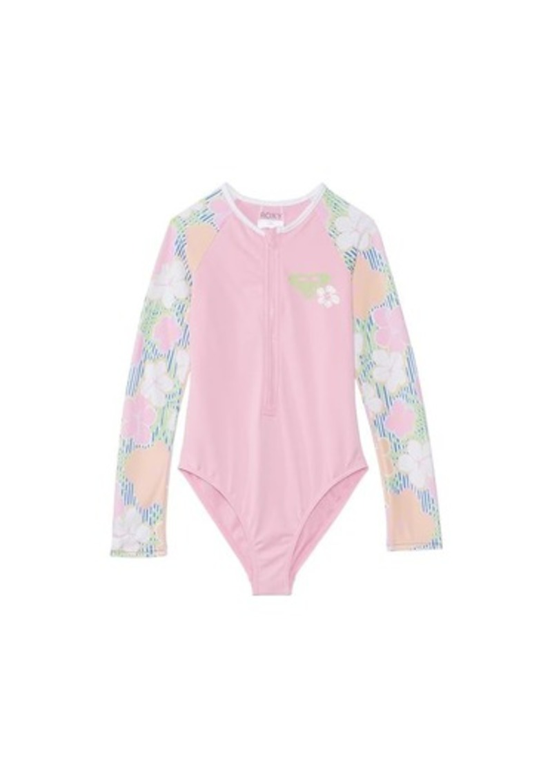 Roxy Tiny Flower Onesie Swimsuit (Toddler/Little Kids/Big Kids)