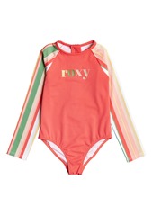 Roxy Kids' Stripy Sky One-Piece Swimsuit