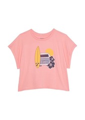 Roxy Van and Surf T-Shirt (Little Kids/Big Kids)