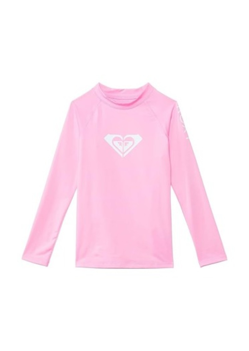 Roxy Whole Hearted Long Sleeve Rashguard (Toddler/Little Kids/Big Kids)