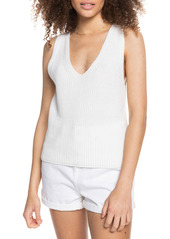 Roxy Bright Place Knit Tank in Snow White at Nordstrom