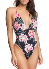 Women's Roxy Women's Beach Classics Floral One-Piece Swimsuit