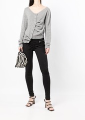 RtA asymmetric button-down cashmere cardigan