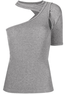RtA asymmetric short-sleeved T-shirt