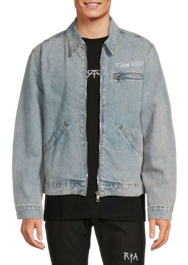 RtA Cruz Denim Trucker Jacket