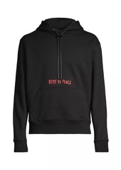 RtA Dion Cross Cotton-Blend Hoodie