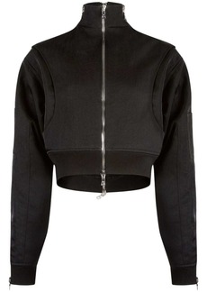 RtA Dulce cropped zip-up jacket