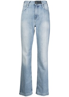 RtA faded straight-leg jeans