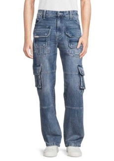 RtA High Rise Cargo Jeans