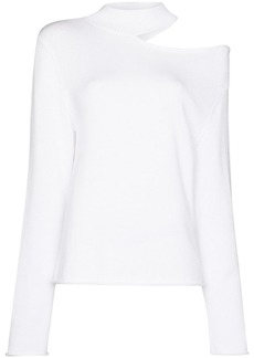 RtA cut-out shoulder sweatshirt