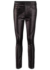 RtA Madrid metallic mid-rise skinny jeans