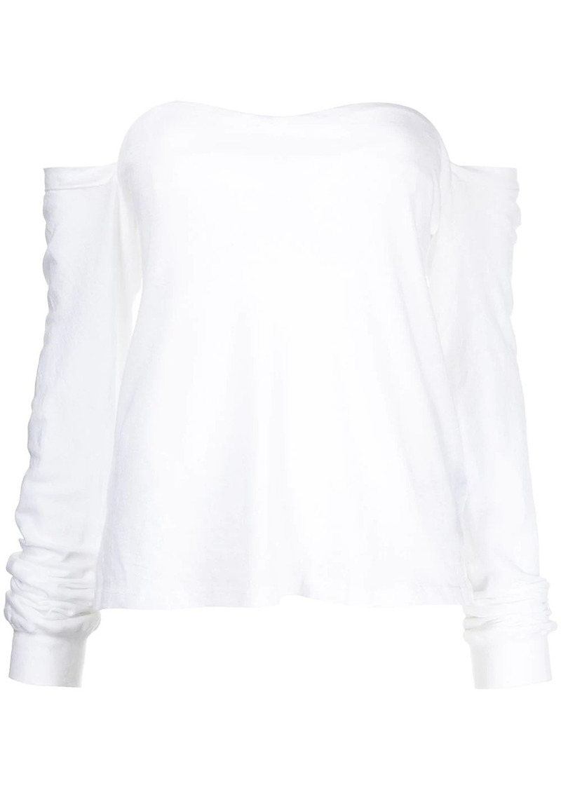 RtA off-shoulder long sleeve top