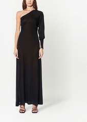 RtA one-shoulder long silk dress