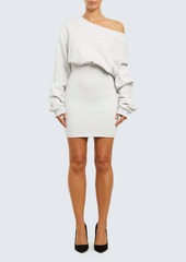 RtA Rachelle Mini Dress In Ivory