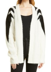 RtA Artemis Alpaca Blend Cardigan Sweater in Cream at Nordstrom