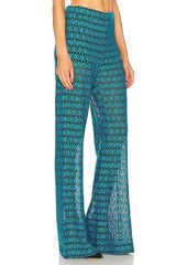 RTA Embroidered Flare Pant