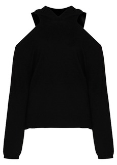 RtA Juno cutout-shoulders hoodie