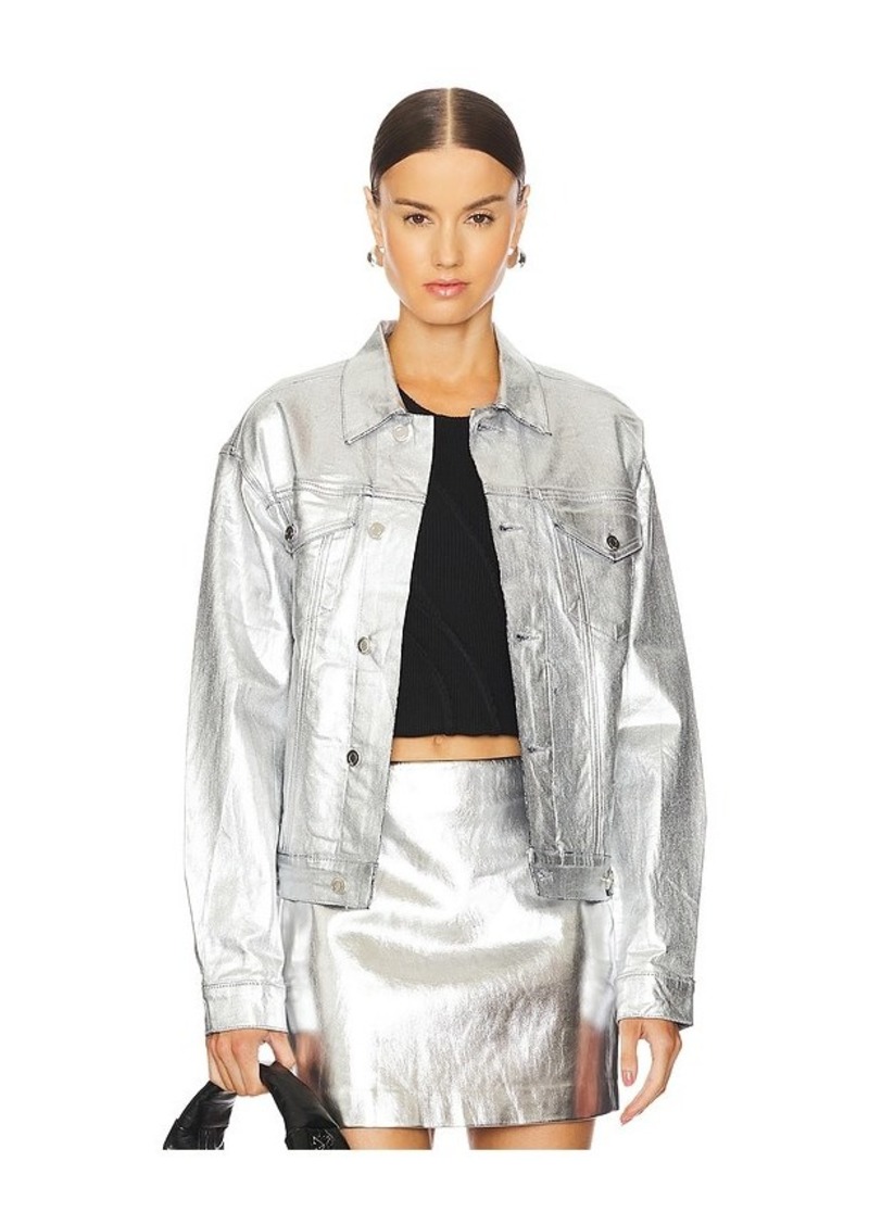 RTA Odelia Oversized Denim Jacket