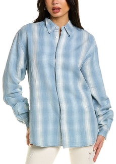 RtA Sierra Oversize Linen-Blend Shirt