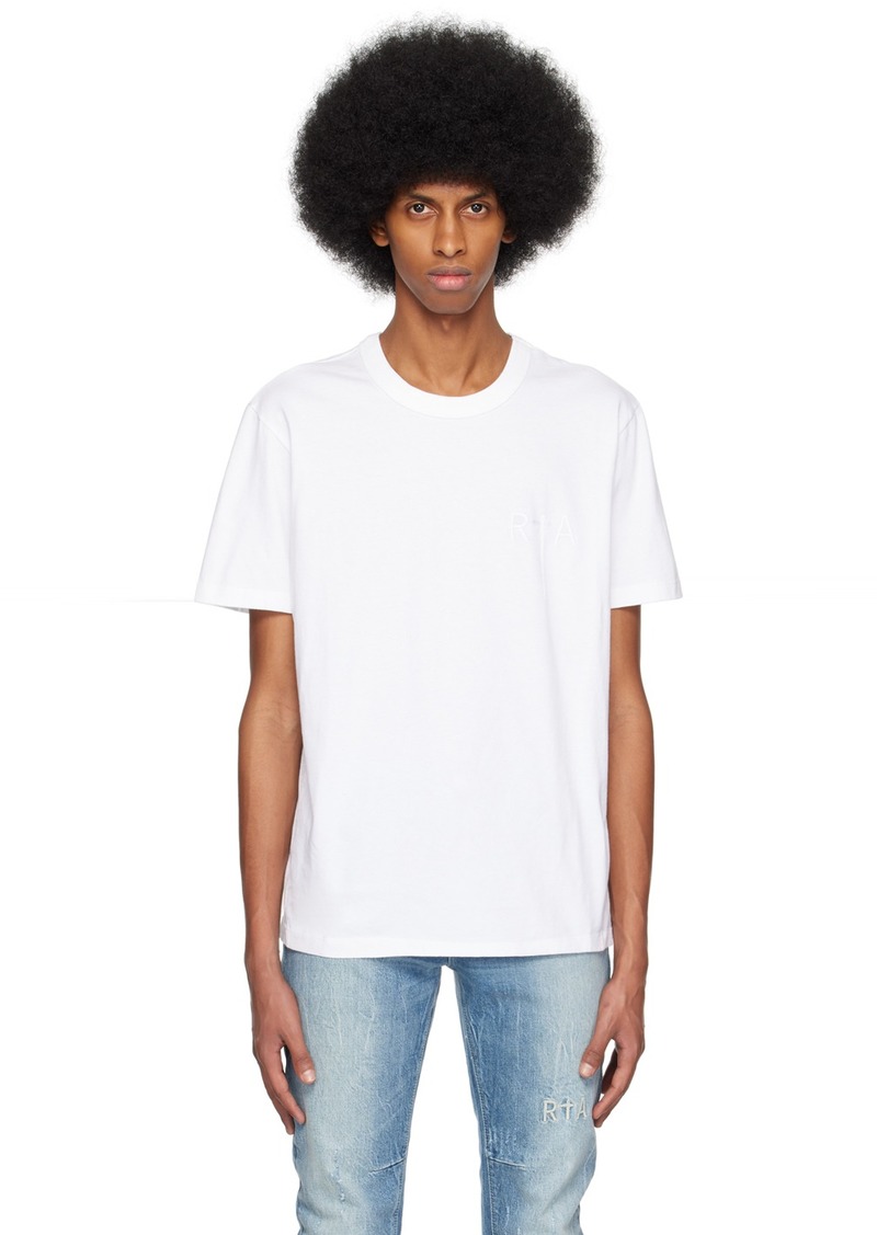 RTA White Crewneck T-Shirt