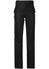 RtA Skye leather slim-fit trousers