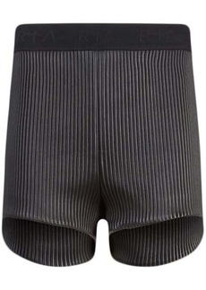 RtA slim-fit ribbed shorts