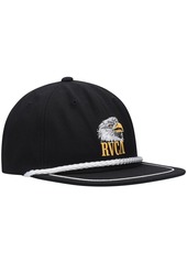 Men's Rvca Black Flight Snapback Hat - Black