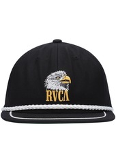 Men's Rvca Black Flight Snapback Hat - Black