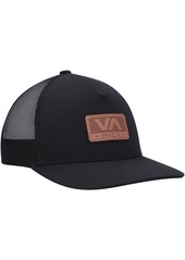 Men's Rvca Black Shutter Trucker Snapback Hat - Black