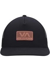 Men's Rvca Black Shutter Trucker Snapback Hat - Black