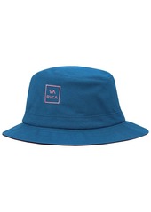 Men's Rvca Blue, Maroon Reversible Bucket Hat - Blue, Maroon